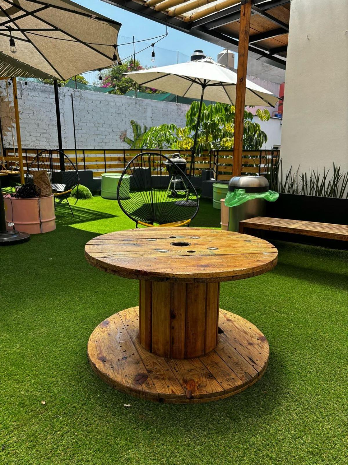 Casa Columpio Hostel เม็กซิโกซิตี้ ภายนอก รูปภาพ